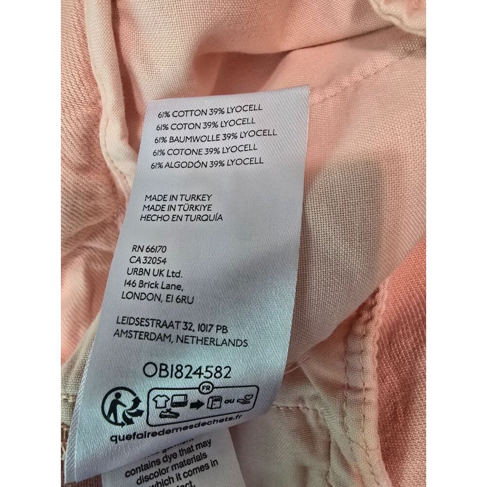 Women's Wide-Leg Pink Pants - Picture 5 of 8